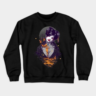 Lady Butterfly Crewneck Sweatshirt